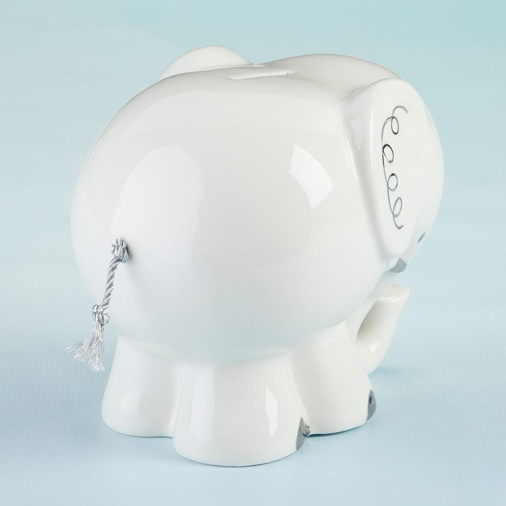 Little Peanut Elephant Porcelain Bank