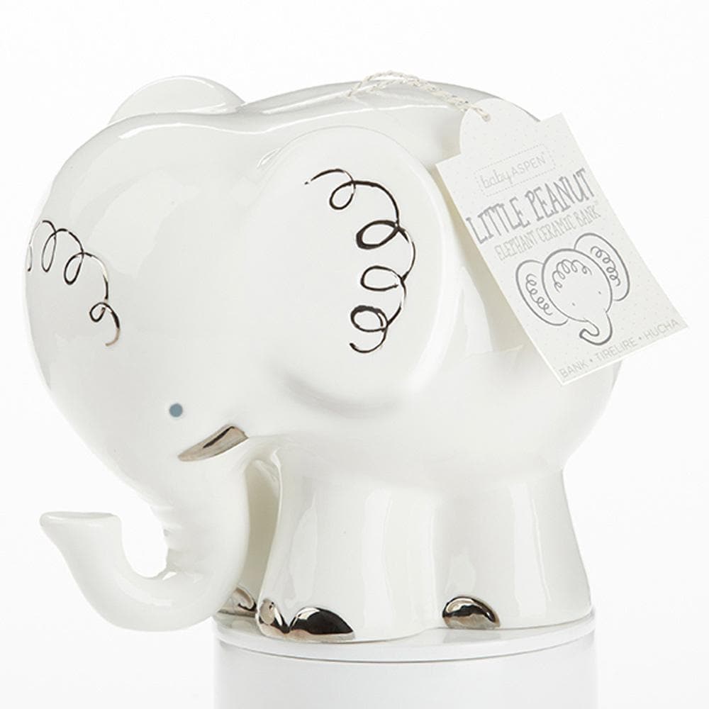 Little Peanut Elephant Porcelain Bank