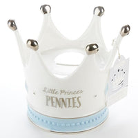 Thumbnail for Little Prince Crown Porcelain Bank