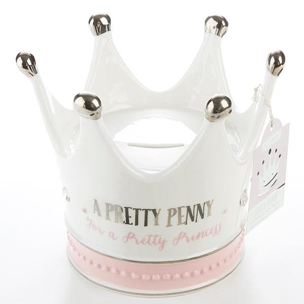 Little Princess Crown Porcelain Bank