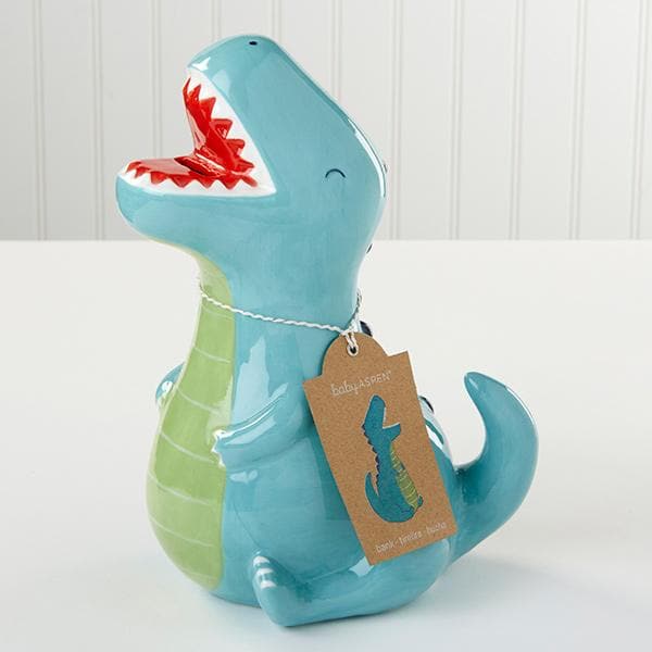 Dino Baby T-Rex Porcelain Bank
