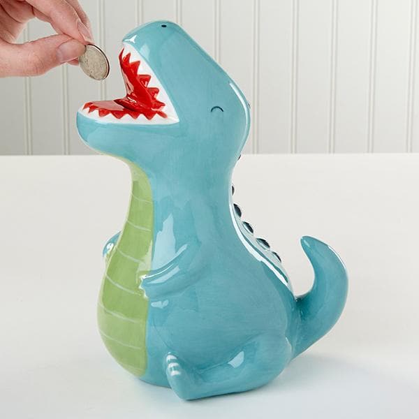 Dino Baby T-Rex Porcelain Bank