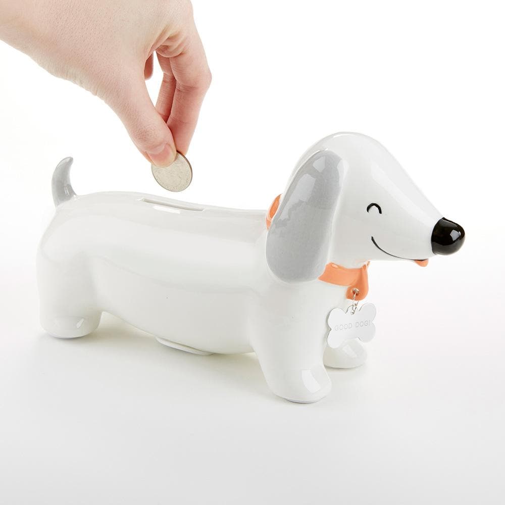 Puppy Porcelain Bank
