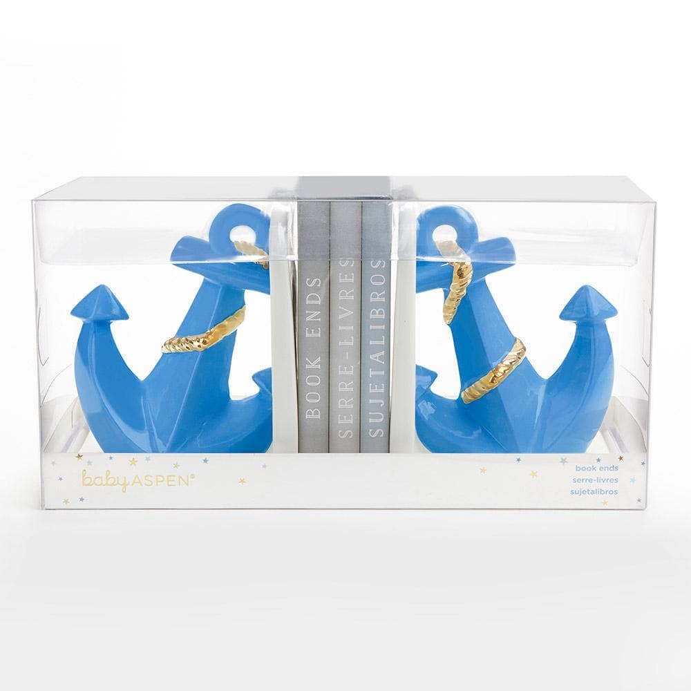 Anchor Porcelain Bookends