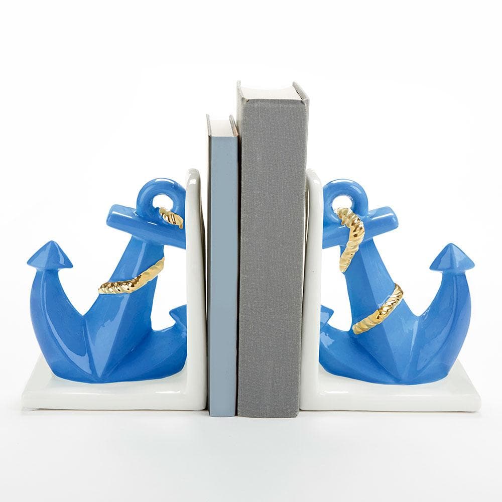 Anchor Porcelain Bookends