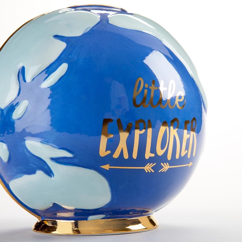 Little Explorer Globe Porcelain Bank