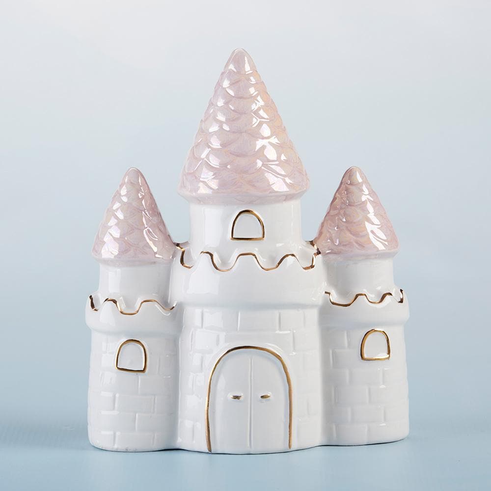 Simply Enchanted Small Castle Porcelain Bank