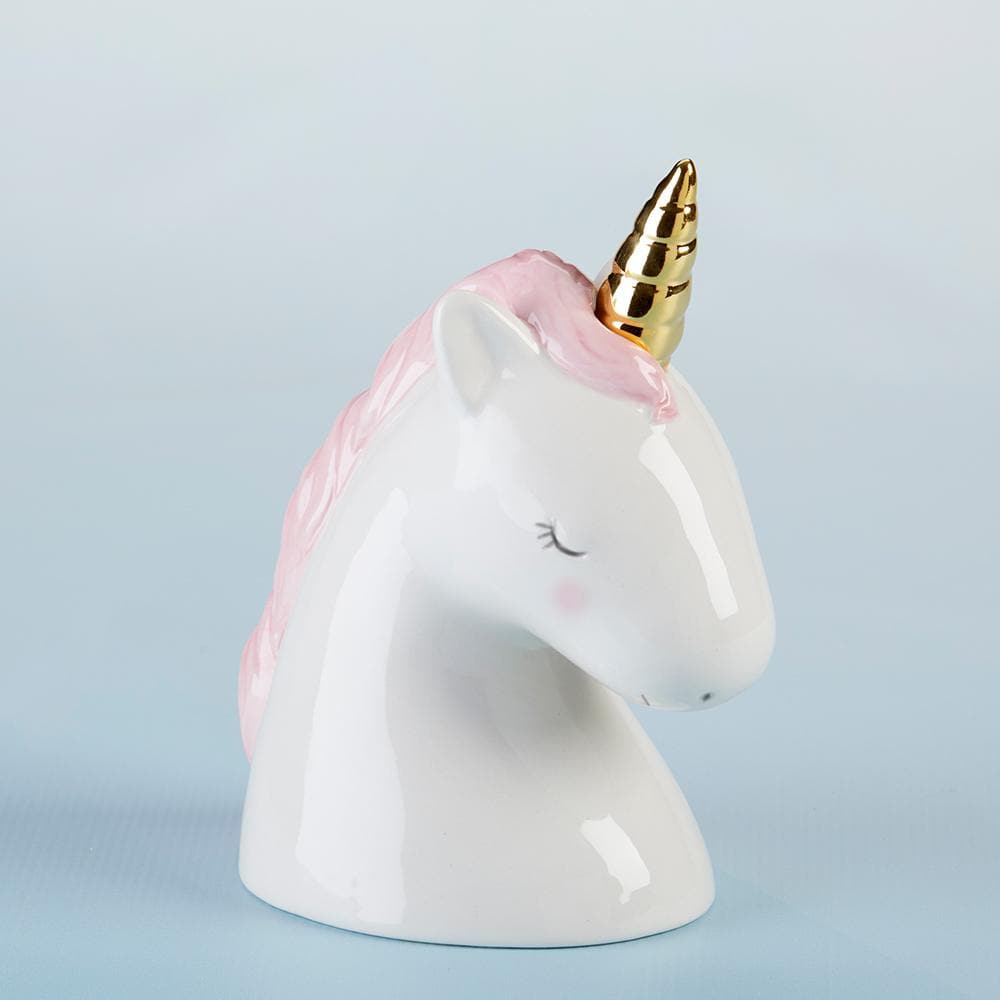 Simply Enchanted Small Unicorn Porcelain Bank