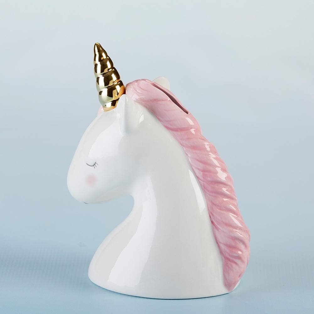 Simply Enchanted Small Unicorn Porcelain Bank