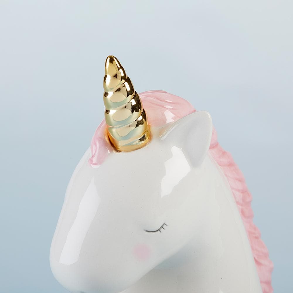 Simply Enchanted Small Unicorn Porcelain Bank