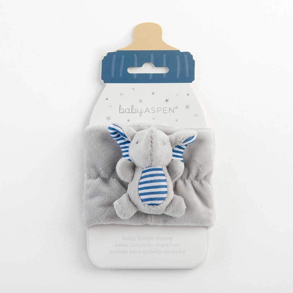 Little Peanut Elephant Bottle Buddy (Blue)