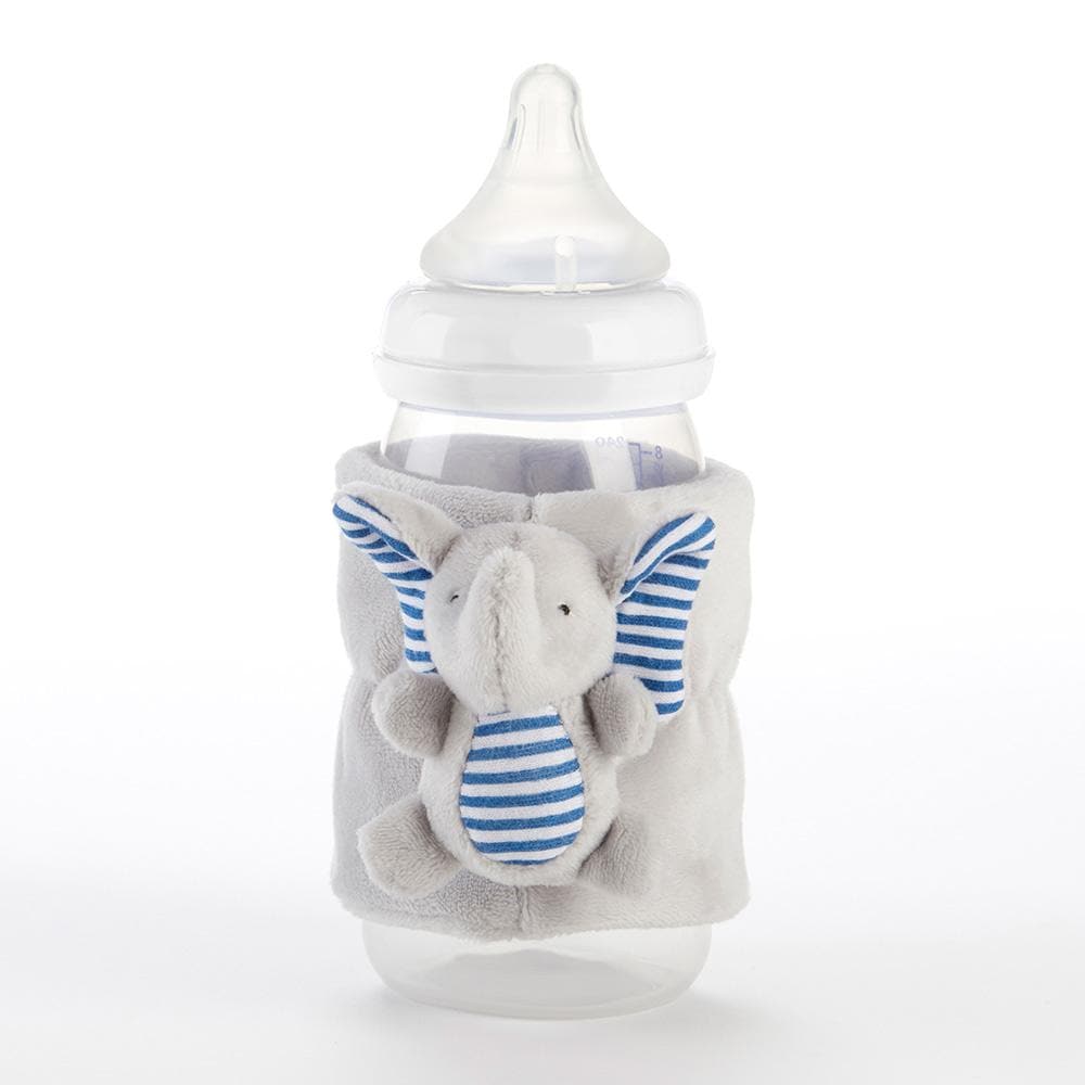Little Peanut Elephant Bottle Buddy (Blue)