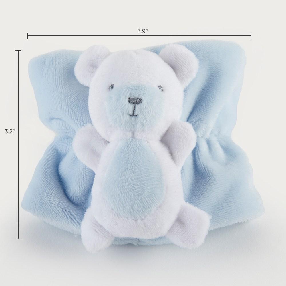 Teddy Bear Bottle Buddy (Blue)