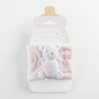 Thumbnail for Teddy Bear Bottle Buddy (Pink)