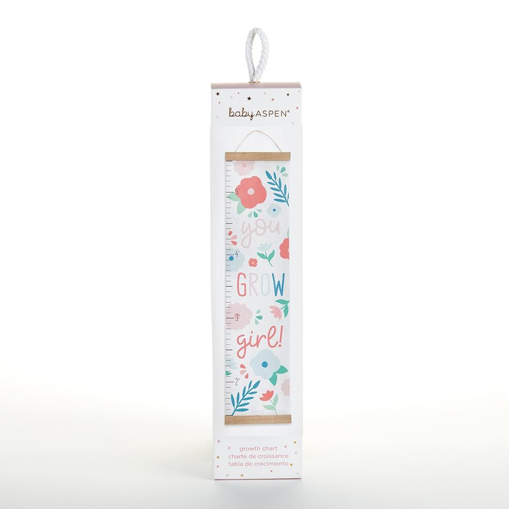 You Grow Girl Hanging Growth Chart