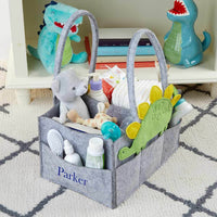 Thumbnail for Dinosaur Diaper Caddy Organizer (Personalization Available)