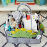Thumbnail for Dinosaur Diaper Caddy Organizer (Personalization Available)