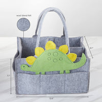 Thumbnail for Dinosaur Diaper Caddy Organizer (Personalization Available)