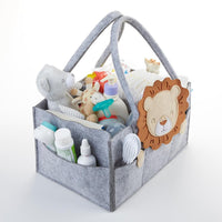 Thumbnail for Lion Diaper Caddy Organizer (Personalization Available)
