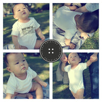 Thumbnail for I Hooked Daddy's Heart Cotton Onesie