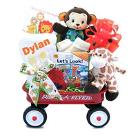 Thumbnail for Personalized Wild Wilderness Radio Flyer Wagon Gift Basket