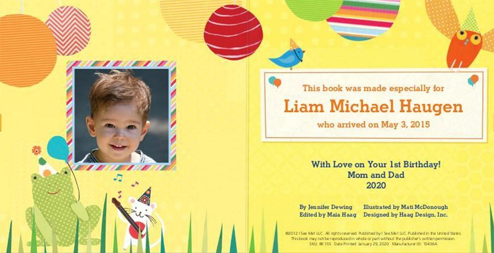 My Very Happy Birthday Personalized Book For Boys