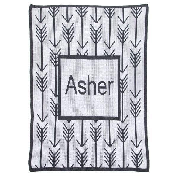 Personalized Arrows Stroller Blanket (Many Colors Available)
