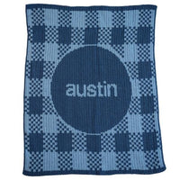 Thumbnail for Personalized Gingham Stroller Blanket (Many Colors Available)