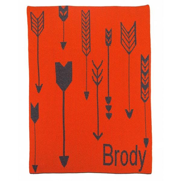 Personalized Tribal Arrows Stroller Blanket (Many Colors Available)