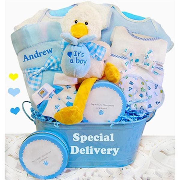 A Special Delivery Personalized Gift Set - Boy
