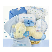 Thumbnail for Personalized Lamby Nap Time Gift Basket - Boy