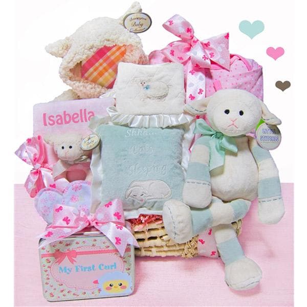 Personalized Lamby Love Moses Basket