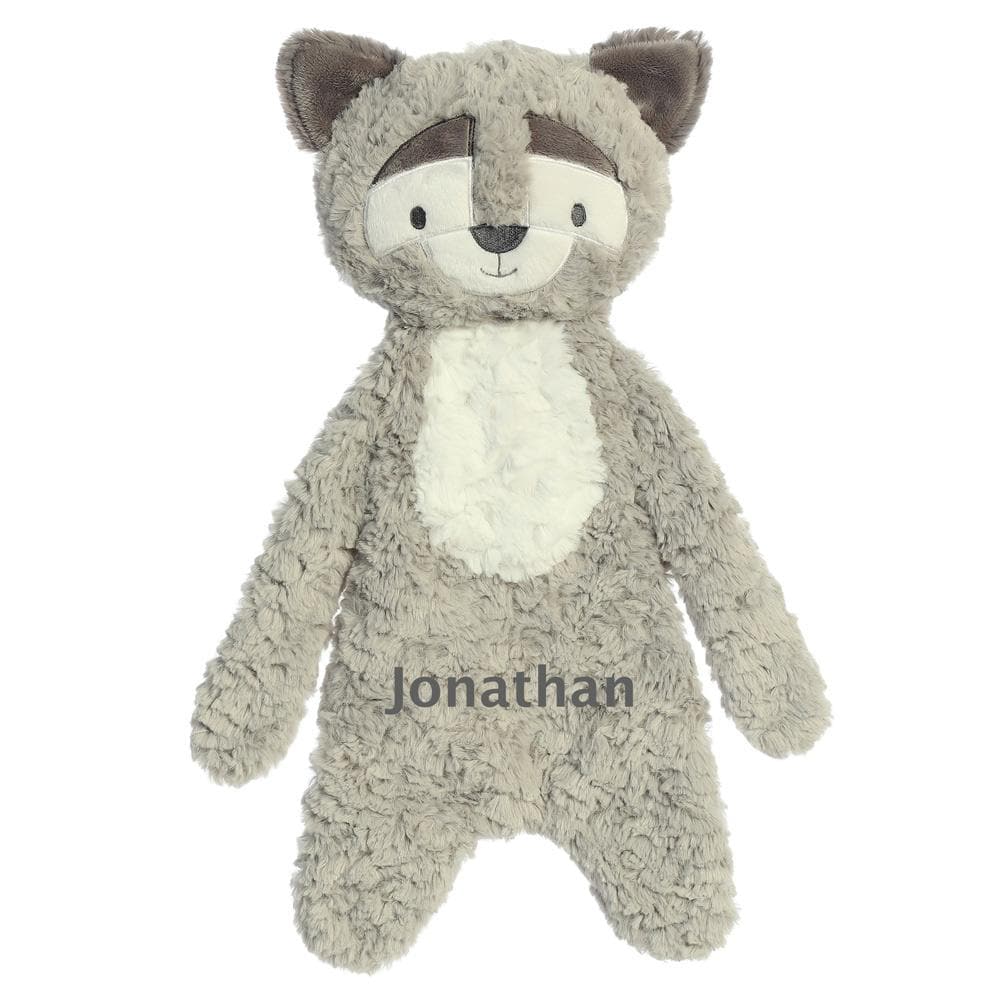 Racy Raccoon Plush Lovey (Personalization Available)