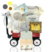 Thumbnail for Little Lamb Mini Radio Flyer Wagon Gift Basket (Personalization Available)