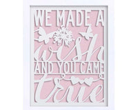 Thumbnail for We Made A Wish Frame - Girl