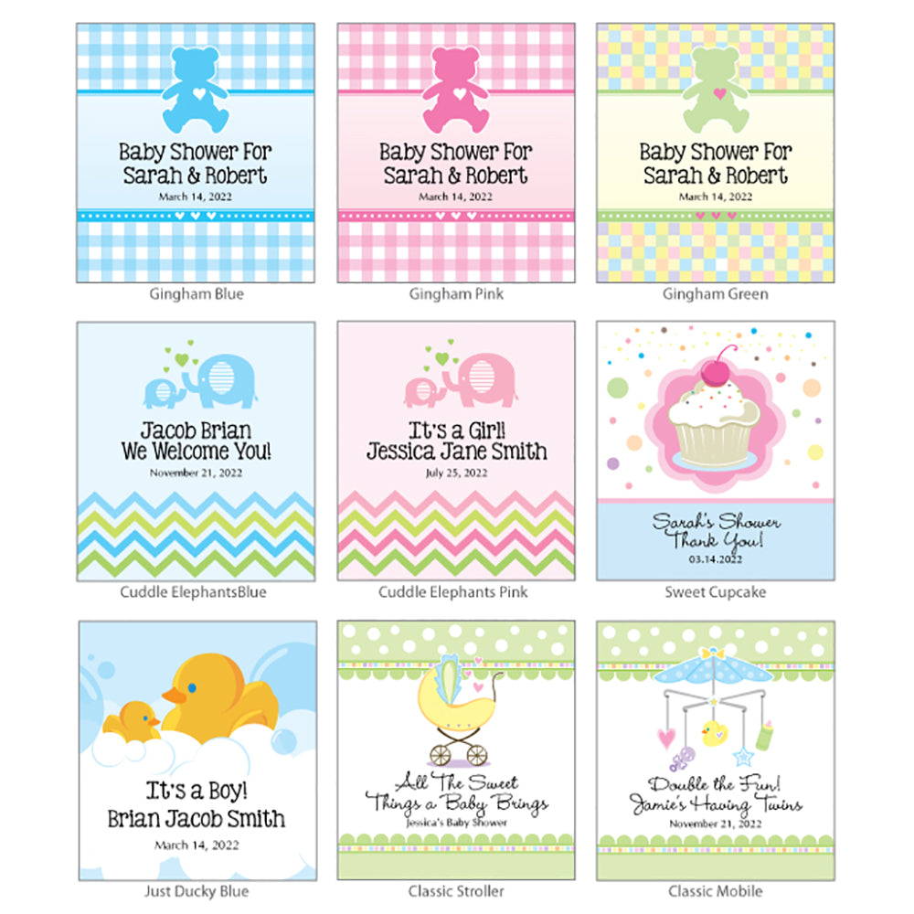 Personalized Baby 1 oz. Hand Lotion (Many Designs Available)
