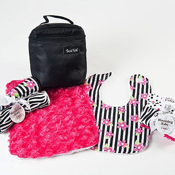 Zahara Black & Hot Pink Meal Time 8-Piece Gift Set