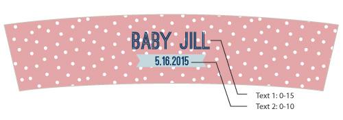 Personalized Nautical Baby Themed Frosted Glass Votive