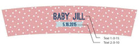 Thumbnail for Personalized Nautical Baby Themed Frosted Glass Votive