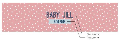 Personalized Nautical Baby Shower Water Bottle Labels