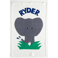 Thumbnail for Personalized Elephant Baby Blanket (Boy)