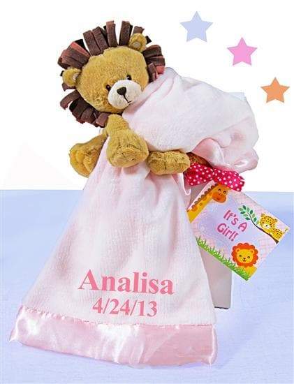 Personalized Little Lion Gift Box (Multiple Colors Available)