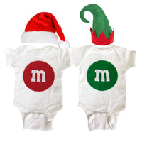 Thumbnail for Twin M and M Baby Onesie