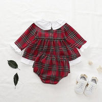 Thumbnail for My First Holiday Red Plaid Dress