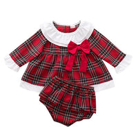 Thumbnail for My First Holiday Red Plaid Dress