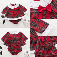 Thumbnail for My First Holiday Red Plaid Dress