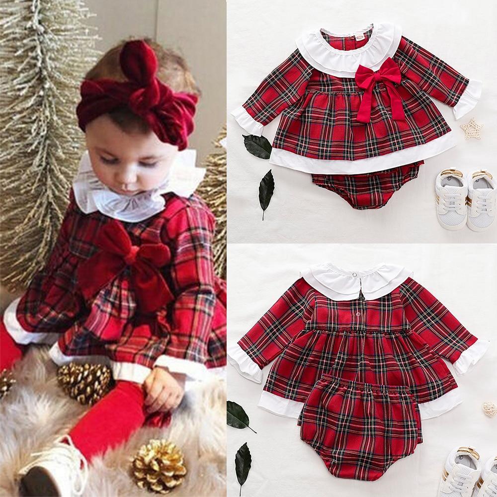 My First Holiday Red Plaid Dress