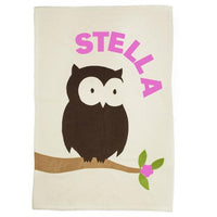 Thumbnail for Personalized Owl Baby Blanket