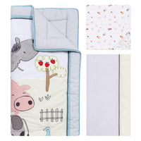 Thumbnail for Barnyard 4 Piece Crib Bedding Set