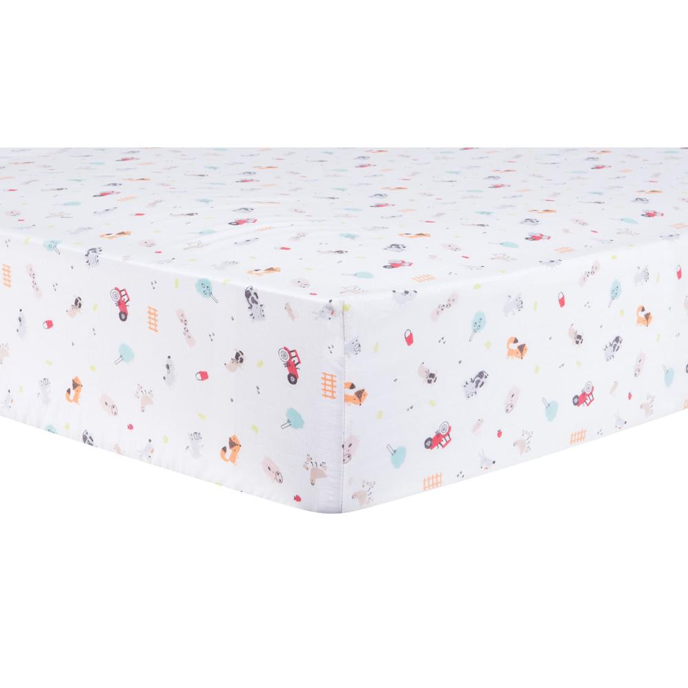 Barnyard 4 Piece Crib Bedding Set
